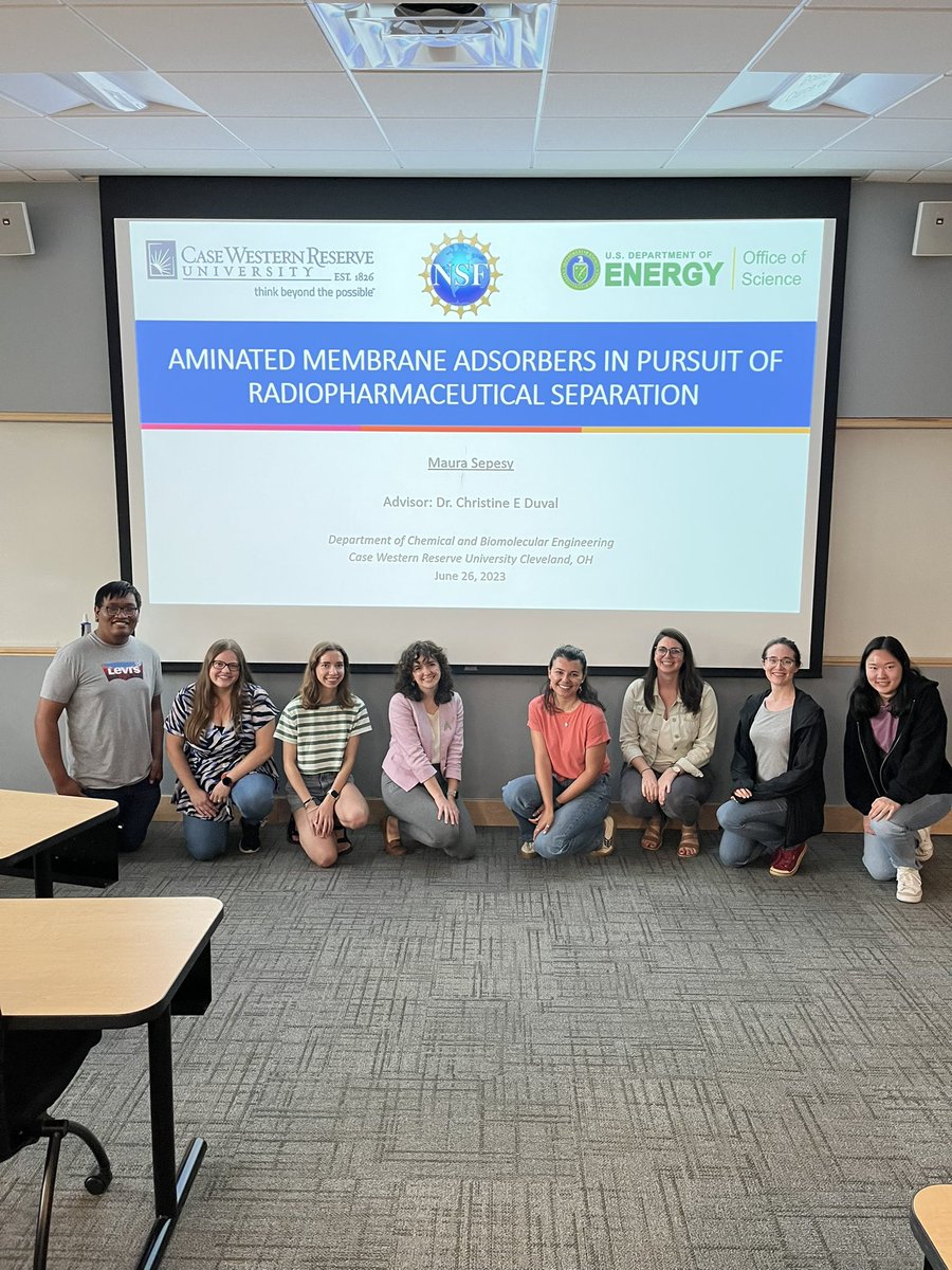 Duval_Lab's tweet photo. Congrats to Dr. Maura Sepesy!! 🥳 @maur_or_less is PhD #2 from the @Duval_Lab 🌸

Next stop: Assistant Professor of Teaching in the Dept. of Chemical and Biological Engineering at @UBuffalo https://t.co/wrHUD3HfN0