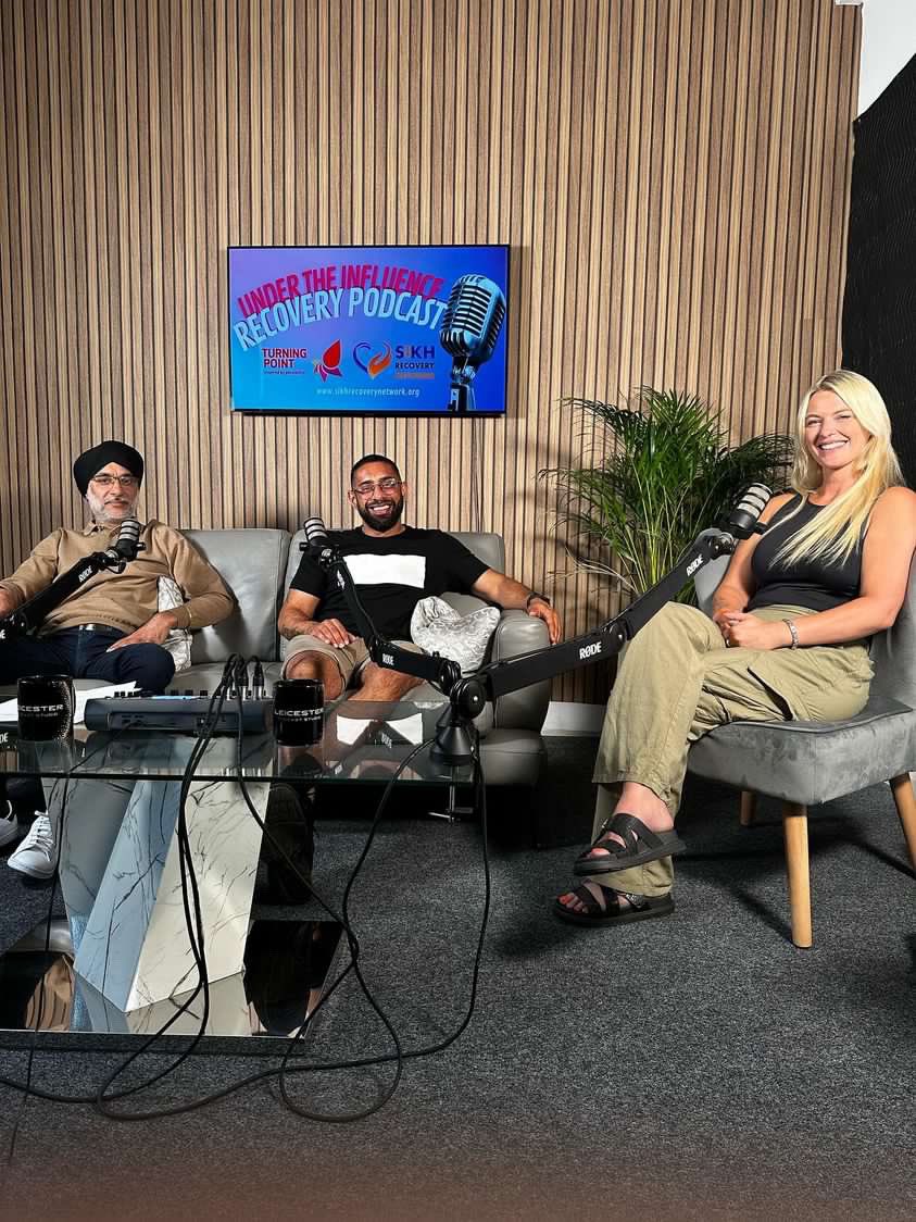Exciting times at the Leicester podcast studio. Had an absolute blast today recording with Sikh Recovery Network and @TP_LLR Can't contain my excitement for the upcoming productions to drop!

#PodcastLife #ComingSoon #AlcoholAwarenessWeek #RealStories #RecoveryJourney #Addiction
