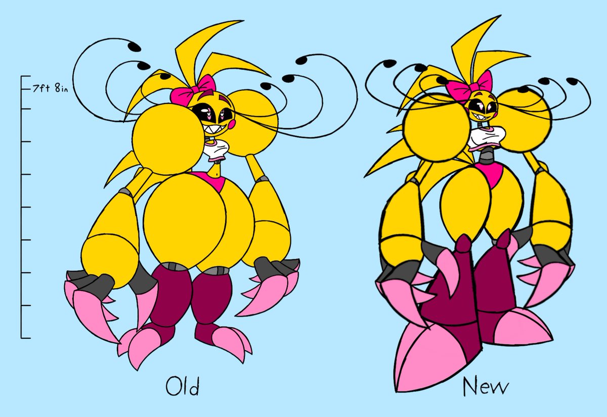 I wanted to redesign Hyper Chica, giving her leaner proportions to actually look like she'd be over 7 feet tall