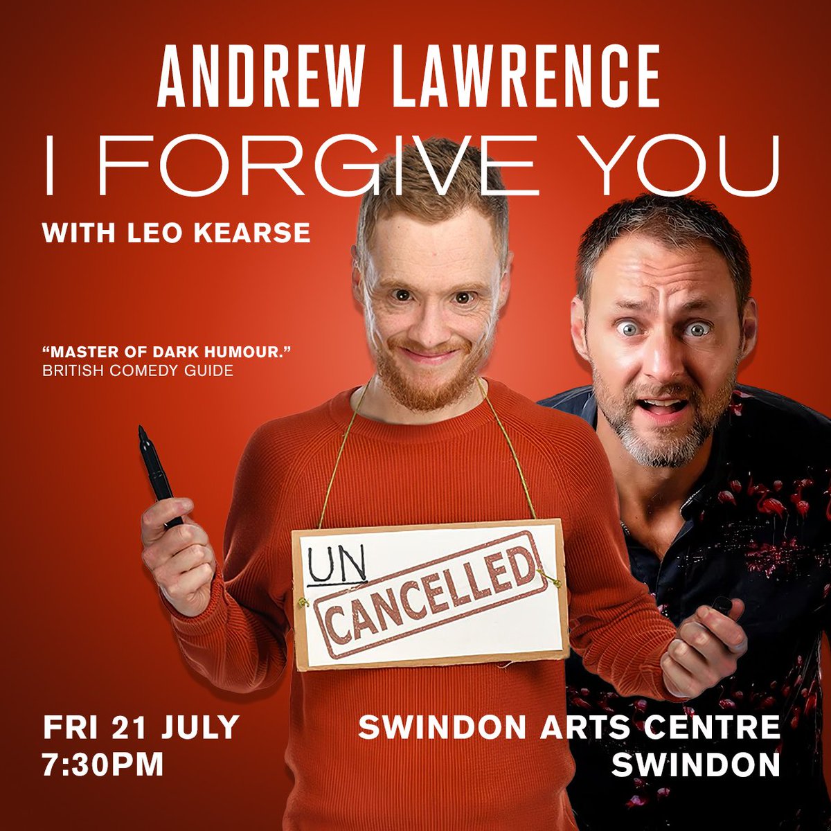 Andrew Lawrence on Twitter "🥁Joining me in conversation at my Swindon