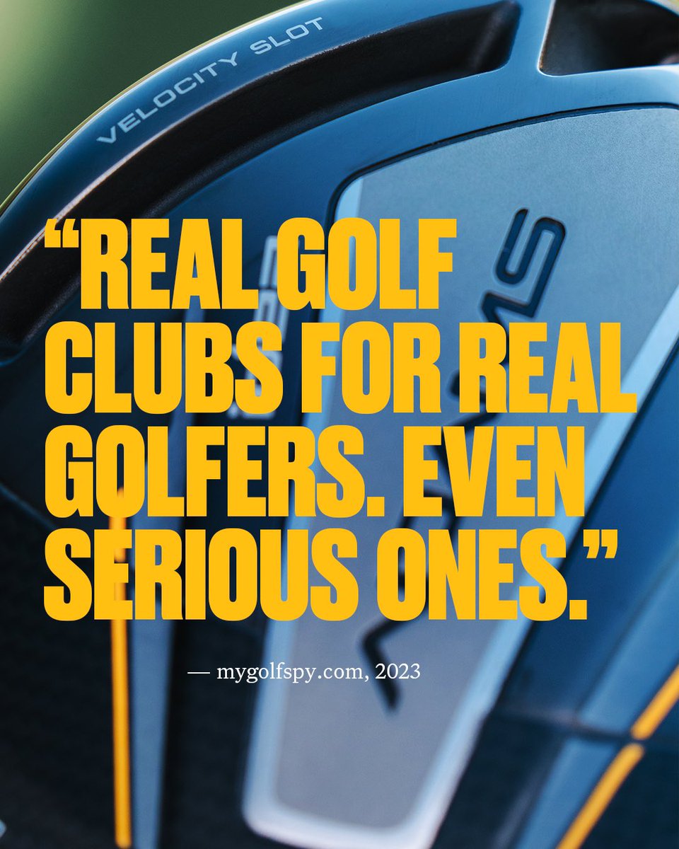 AdamsGolfCA's tweet photo. The people at @mygolfspy have spoken. 🗣 

Our new clubs are the real deal. 

Shop them now: https://t.co/rqu4RdW4H3 https://t.co/iBiYYlsOMd