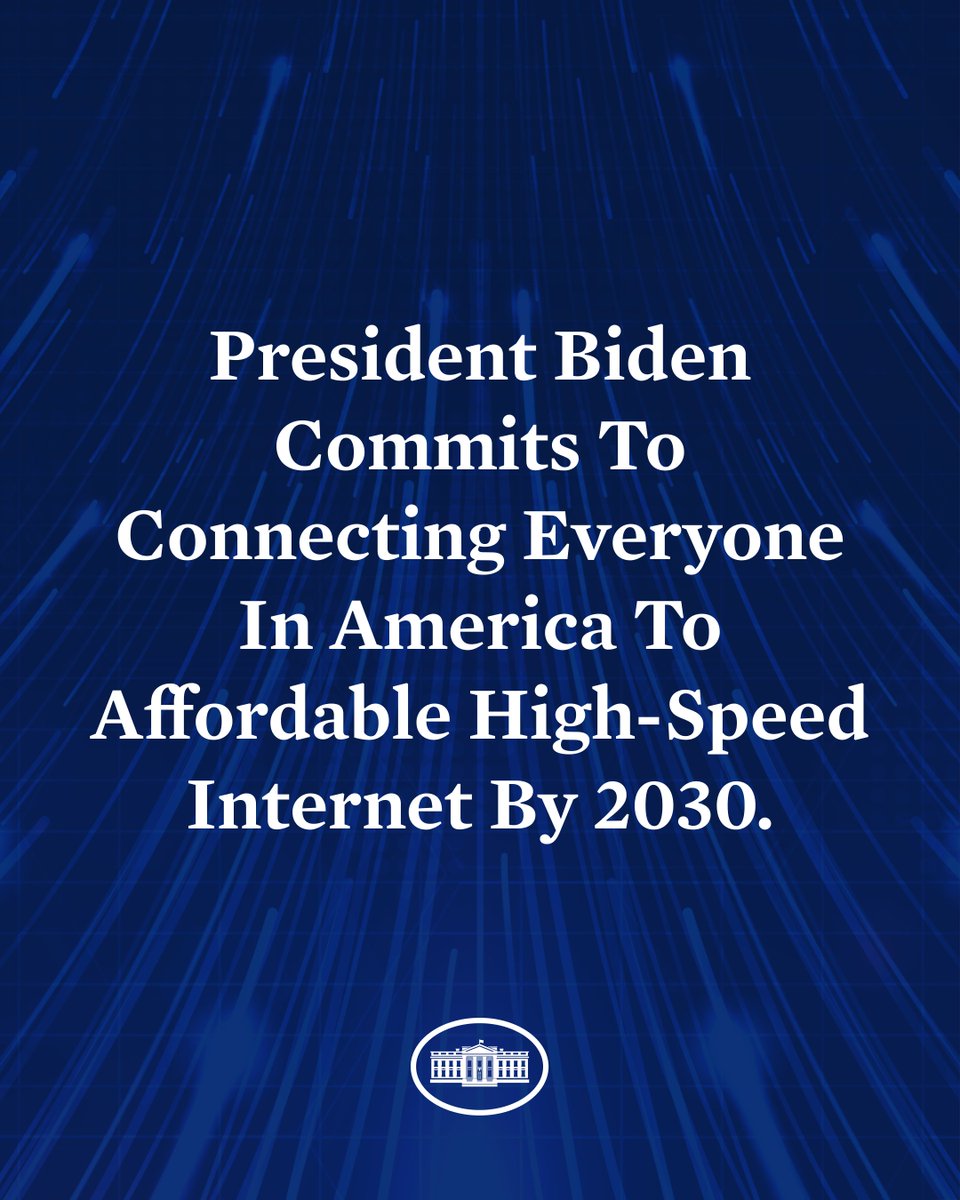 Today's announcement represents the biggest investment in high-speed internet in history.