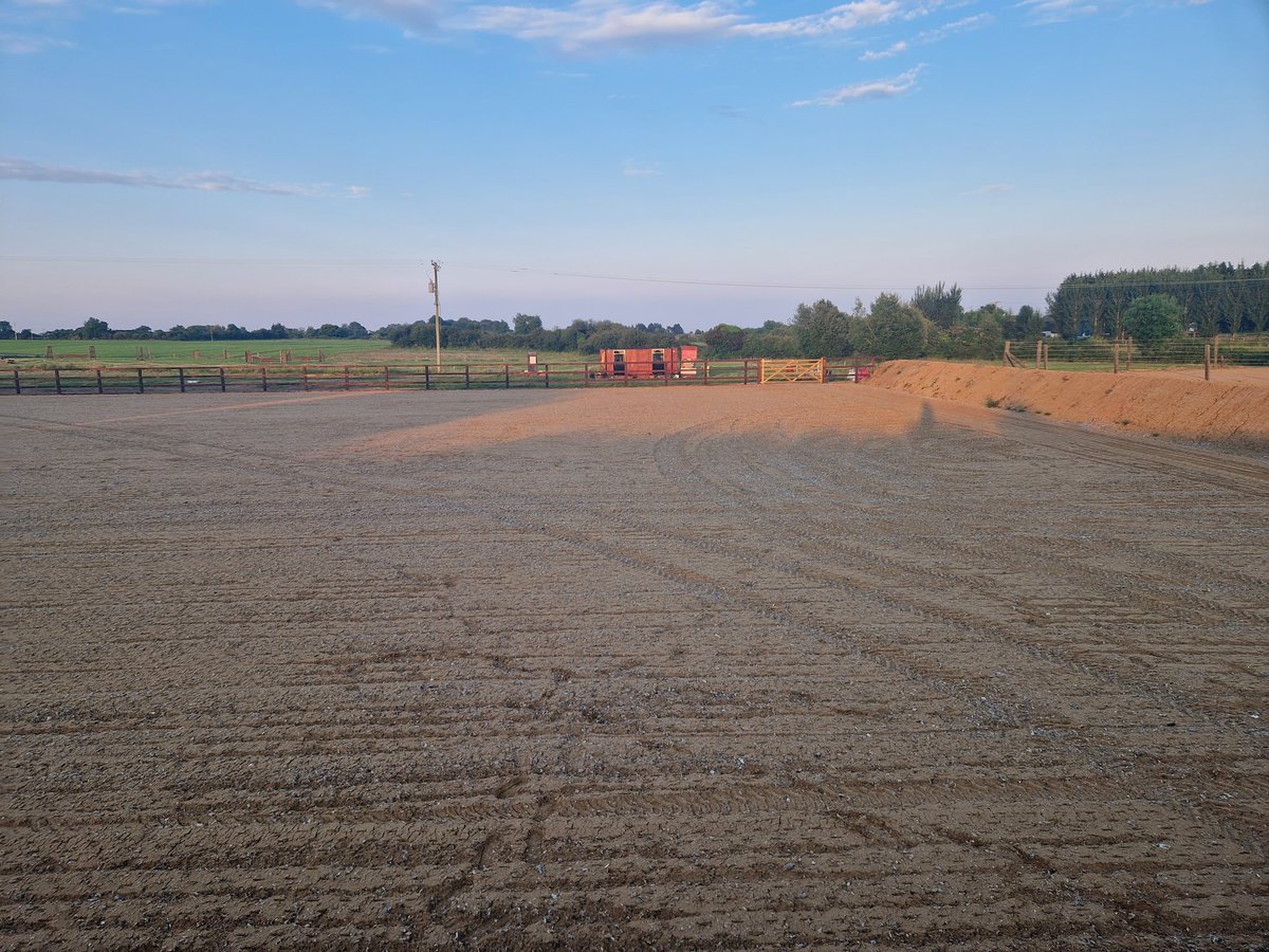 pcarey1980's tweet photo. We spread and mixed fibre into a new arena for Cheval riding club recently https://t.co/gkBP2dBL2F