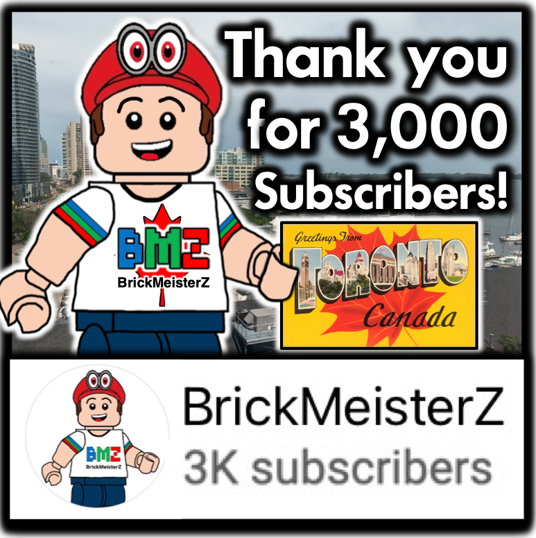 BrickMeisterZ's tweet photo. I'm out of town visiting Canada, and I saw that @BrickMeisterZ just hit THREE THOUSAND (3,000) SUBSCRIBERS on YouTube! Thank you for your support!
#LEGO #Lego2023 #LegoYoutube #LegoVideos https://t.co/mv3Wo4lZiJ