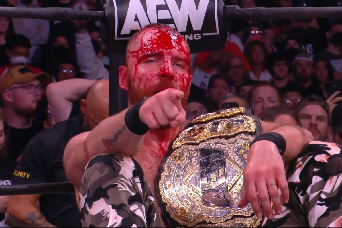 6/26/2022

Jon Moxley defeated Hiroshi Tanahashi to become the AEW Interim World Champion at Forbidden Door from the United Center in Chicago, Illinois.

#AEW #NJPW #ForbbidenDoor #JonMoxley #DeanAmbrose #HiroshiTanahashi #AEWInterimWorldChampionship