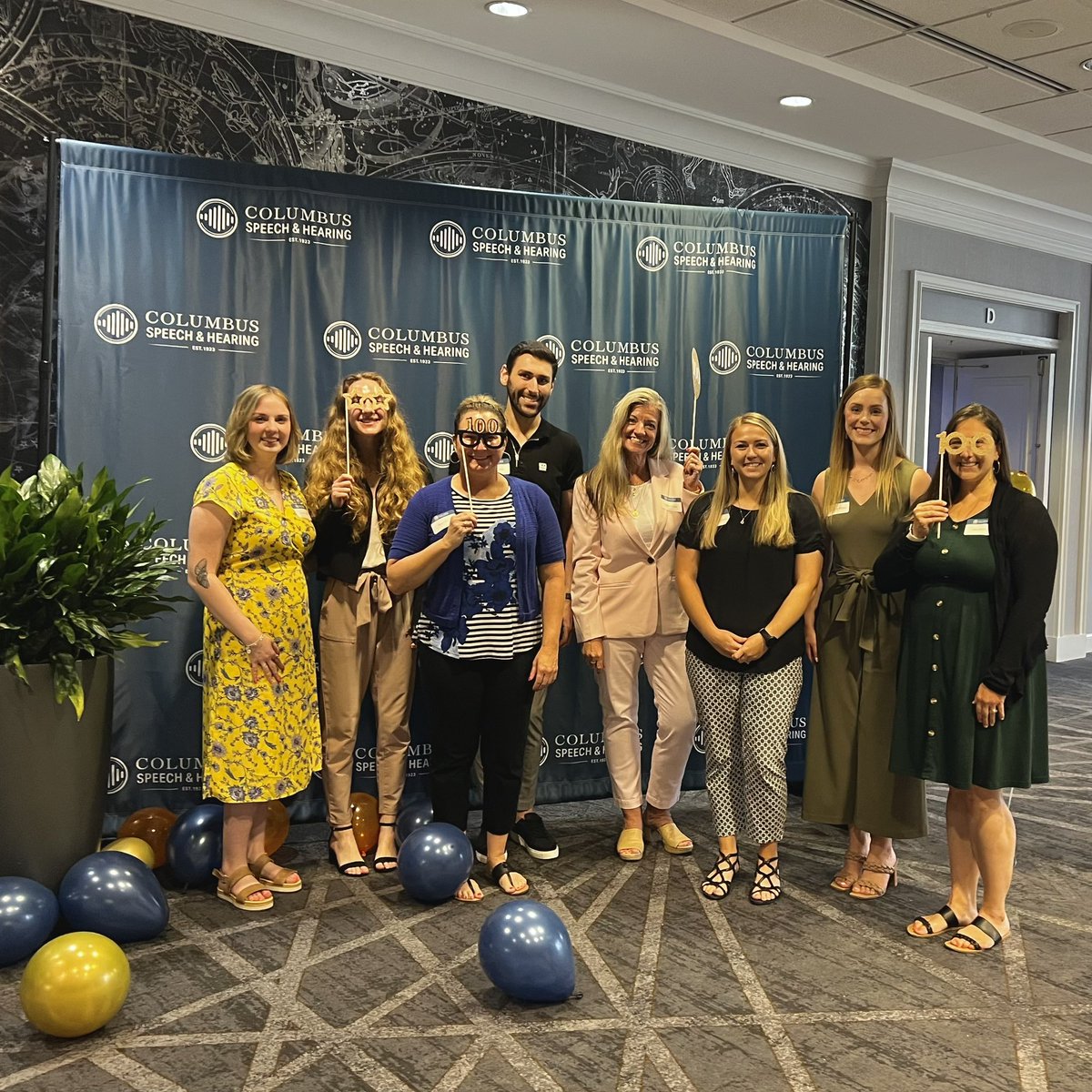 We were thrilled to celebrate our client Columbus Speech & Hearing today at its 100th Anniversary Luncheon! @ColumbusSpeech has a long history of serving central Ohio to unlock potential for individuals with communication challenges.   Cheers to a century of doing good!🧡 #CSH100