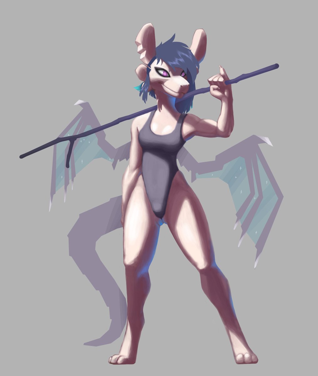 That_box_thing's tweet photo. A full body attempt at "painting style" I learned a lot from this, but it took a while to get to this stage.

Character is owned but a good friend of mine. https://t.co/XWP7MLylQs