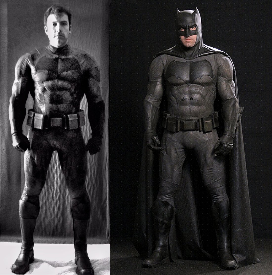 Ben Affleck'in kostüm testinde giydiği versiyonun şahaneliği vs. Snyder malının ZENGİN DURSUN diye canım kostümü elyafla şişirmesi.

Hanzoluğun limiti yok.