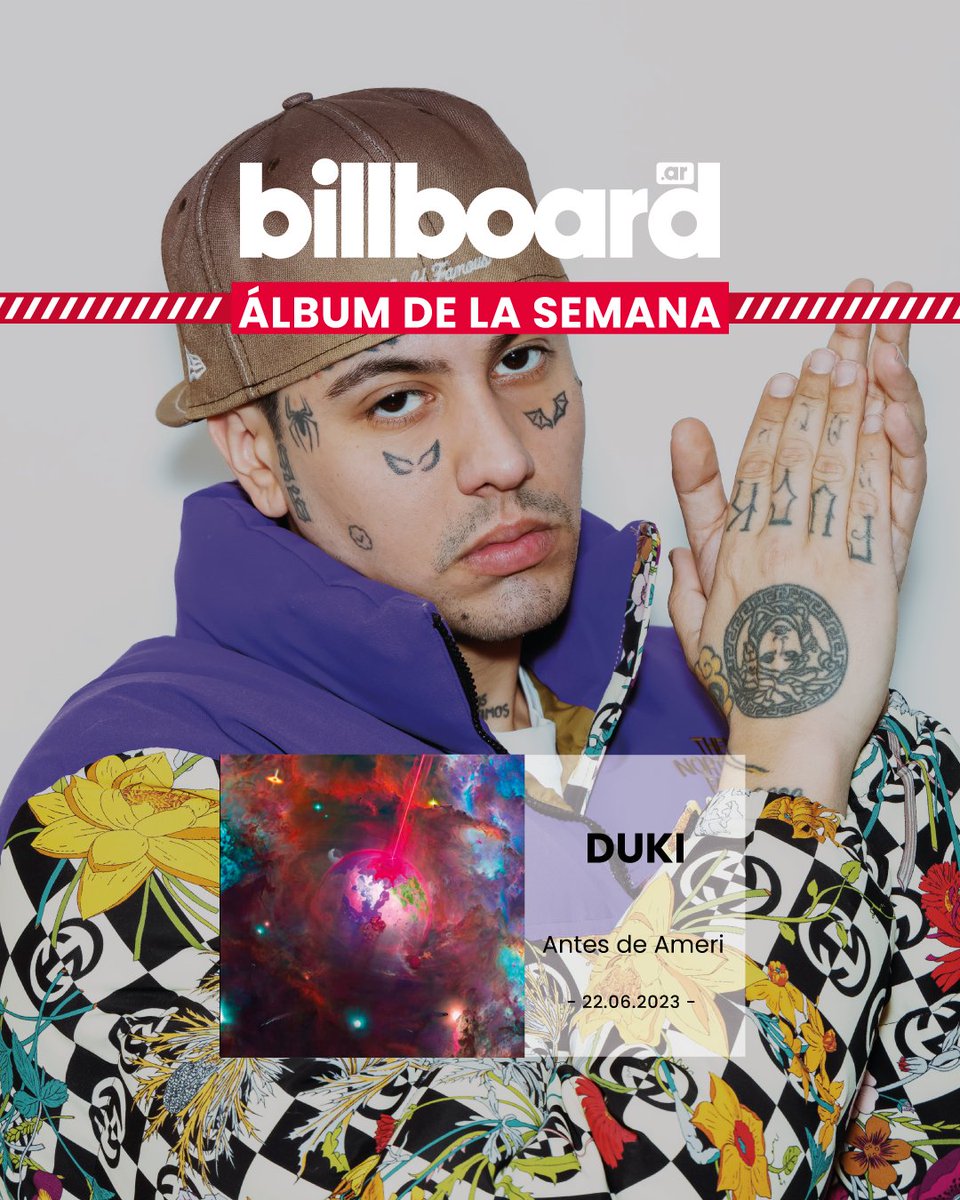 El #BillboardÁlbumDeLaSemana es para <a href="/DukiSSJ/">YaSupiste</a>  📀

El artista presenta 14 canciones en forma de un nuevo disco, “Antes de Ameri”⚡️ El trabajo incluye colaboraciones con <a href="/jhaycortez/">JHAYCO</a>, <a href="/pedrodquevedo/">QUEVEDO</a>, <a href="/LuchoSSJYB/">LuchoSSJ</a>, <a href="/westdubai_/">RASHID</a>, #akapellahh, <a href="/neutropimp_/">Neutro Shorty</a>, <a href="/MicroTDH/">Micro TDH</a>, <a href="/crocraxker33/">C.R.O</a> y