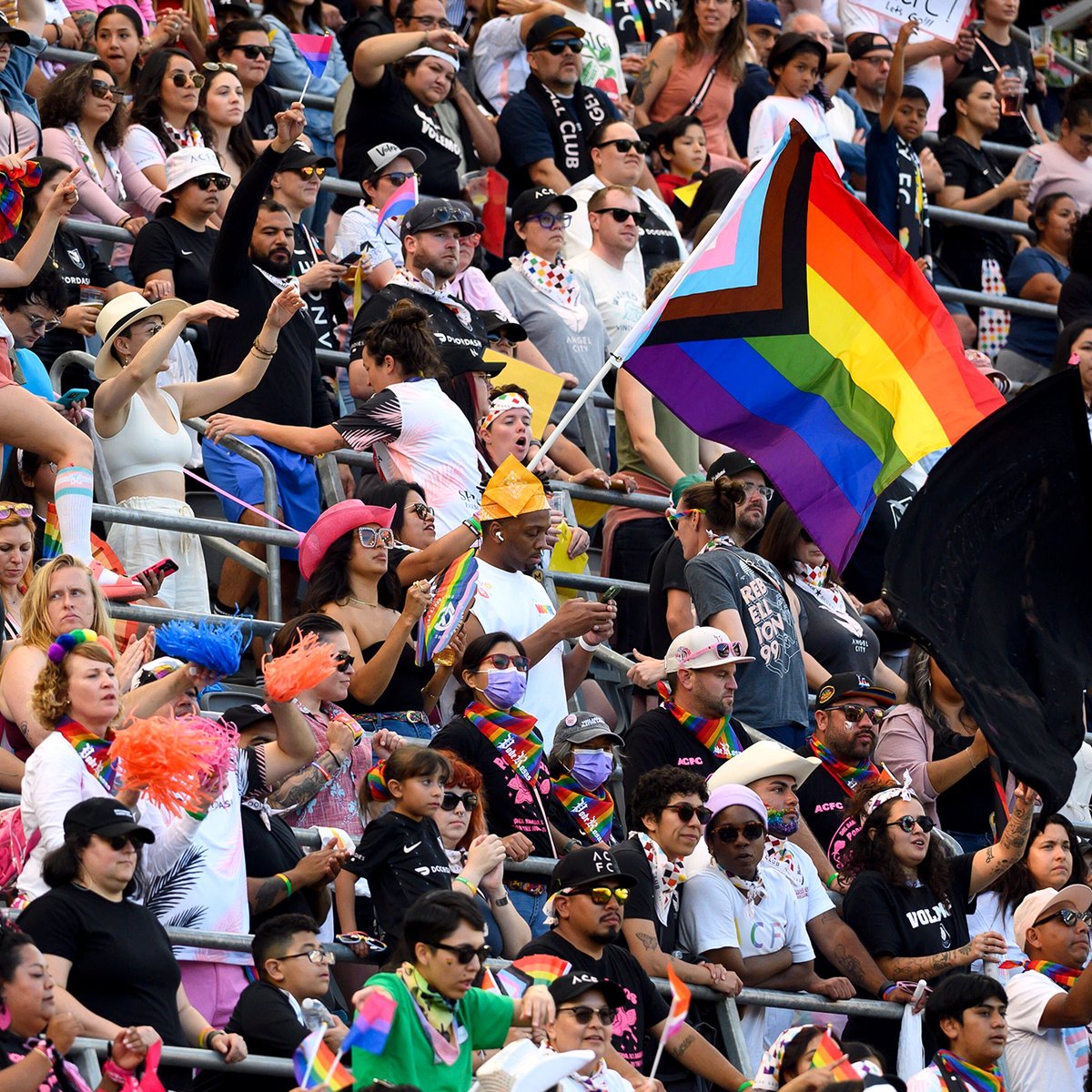 ¡Qué orgullo! To our amazing ACFC fam, your solidarity has created a community that fills us with joy. Celebrating Pride alongside 22,000 of our besties is an unmatched experience.

#WeAreAngelCity #SomosAngelCity