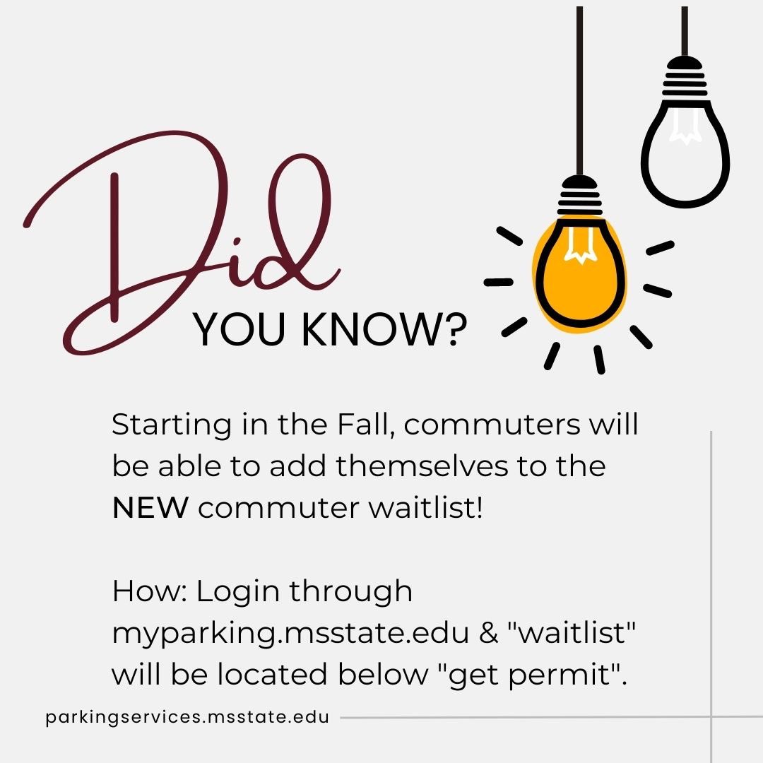 Don’t get the zone of your choice on opening permit sale day? No worries, add yourself to the new commuter waitlist!