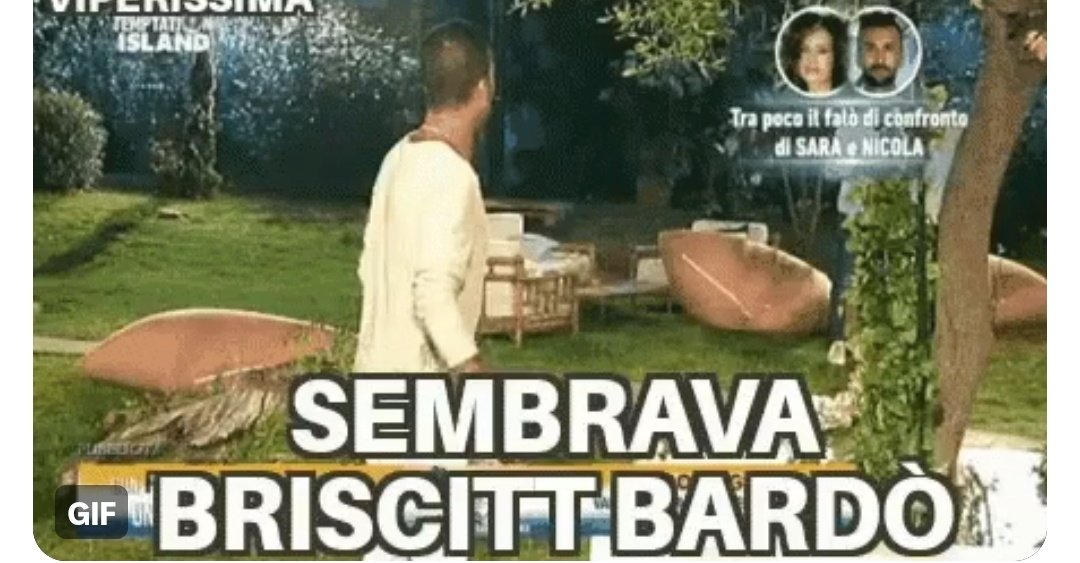 #TemptationIsland
Giuseppe quando vede Gabriela con il pacchetto di sigarette