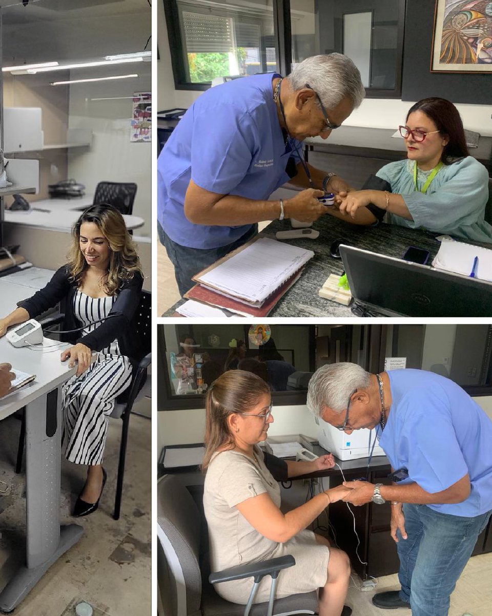 Compartimos parte de la jornada médica ocupacional que realizamos en nuestros espacios con la participación de nuestra #GenteCapaz, quienes se realizaron su chequeo médico de control.