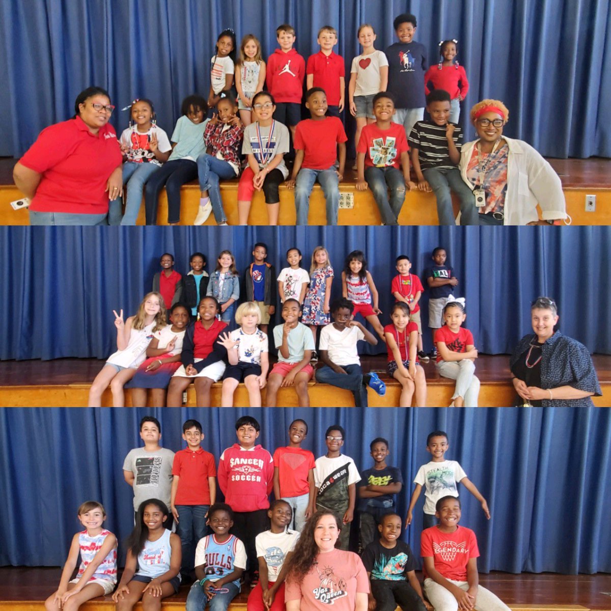 Spirit Week started off strong today with Patriotic Day!#CCSSummerLearning2023