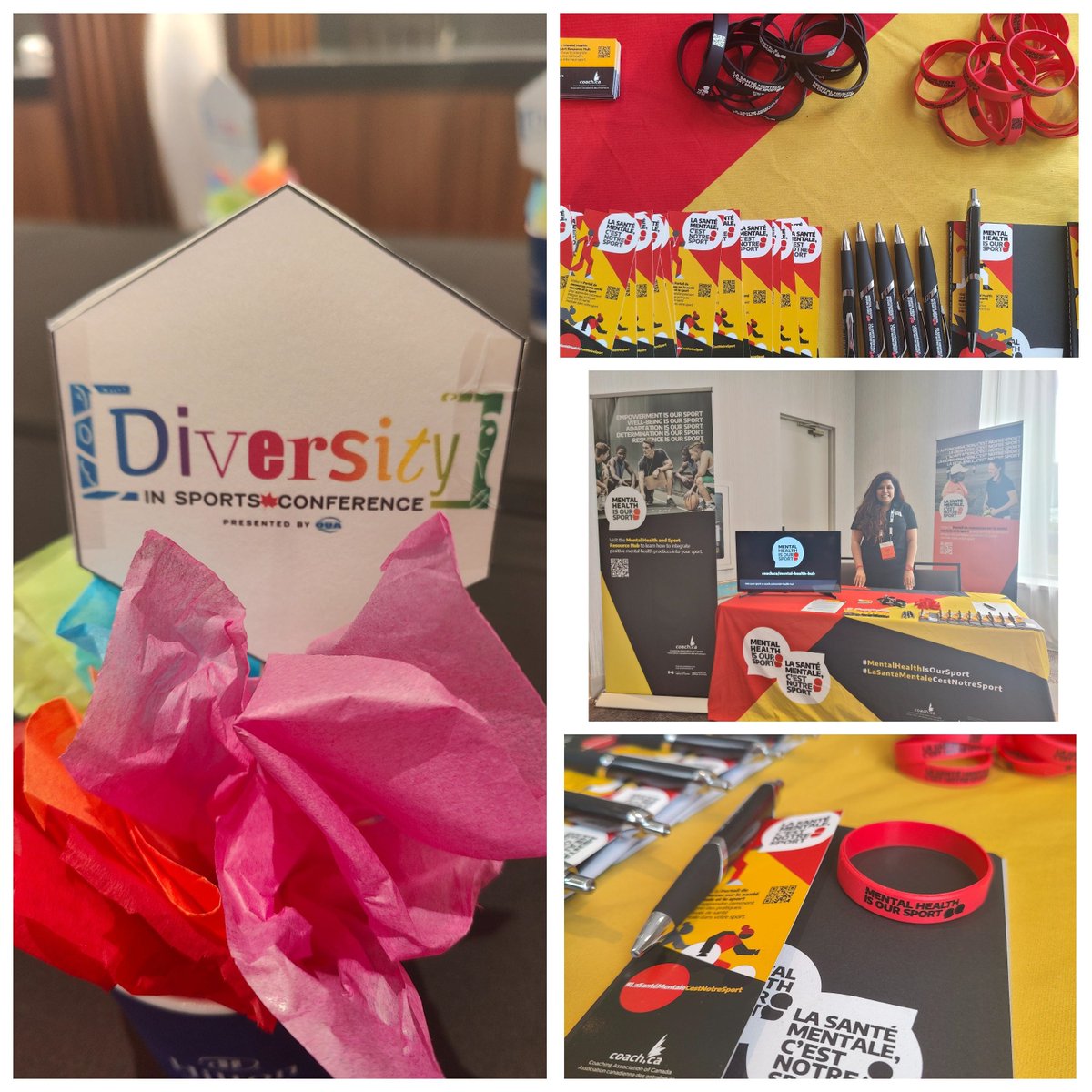 CAC_ACE's tweet photo. That’s a wrap! Thank you, @OUAsport for a three-day power packed @DISConference! 
Thank you to everyone for the support that our Mental health and Sport booth received at the conference! https://t.co/nrk6u2cN1c