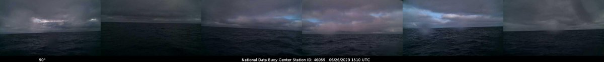 These winds from the NNE, how they gust at 5.0 m/s