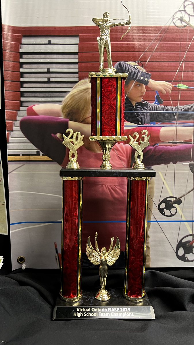 tdhstitans's tweet photo. Congratulations to TDHS Titans Archery Team 2023. Coach Newham inspired 15 students to never give up. The NASP Championships Tournament. Had over 400 participants. J.S. placed  2nd and A.J. finished 4th. Congratulations TDHS  and Coach  Brad Newham. 
@tdhstitans @LKDSB https://t.co/ZA2K7GBWl1