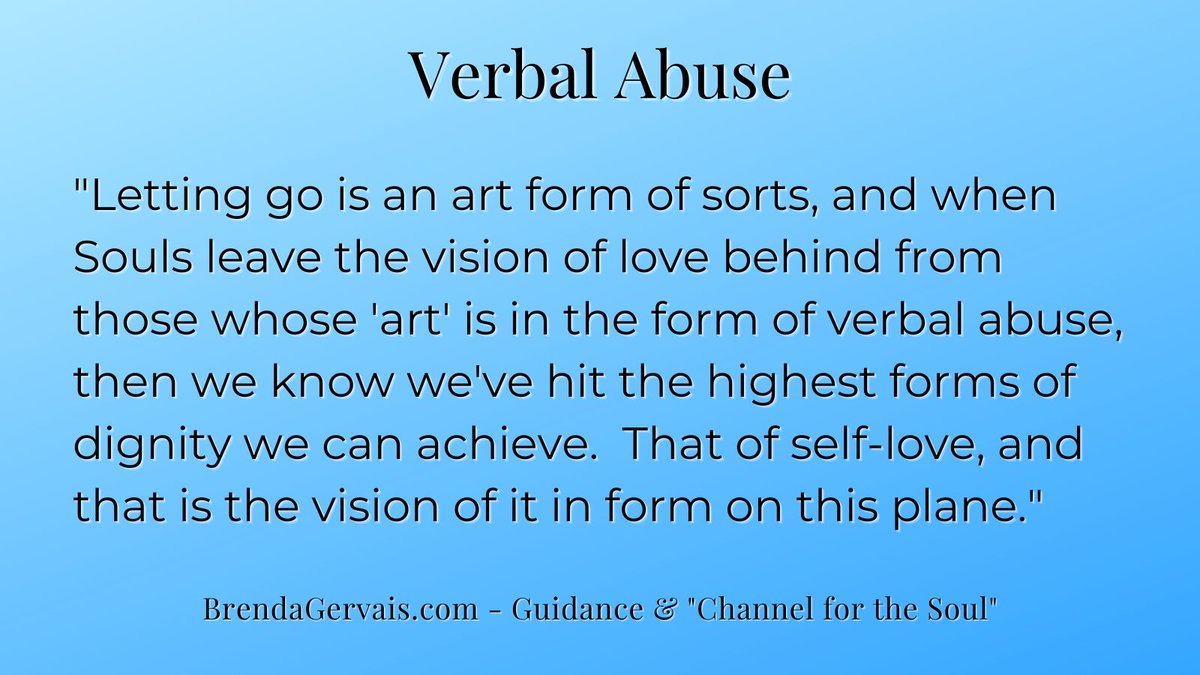 #selflove #verbalabuse #soulwisdom