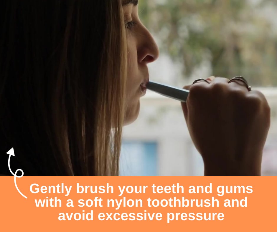 Implantspro's tweet photo. 5 simple steps for your morning schedule if you had an #implantsurgery for a beautiful smile.  
🦷Use a soft nylon toothbrush
🦷Floss twice a day
🦷Avoid hard, sticky &amp; sugary foods
🦷Avoid applying excessive pressure on your implants  
#ImplantSmileMakers https://t.co/EXUZ4AjiHy