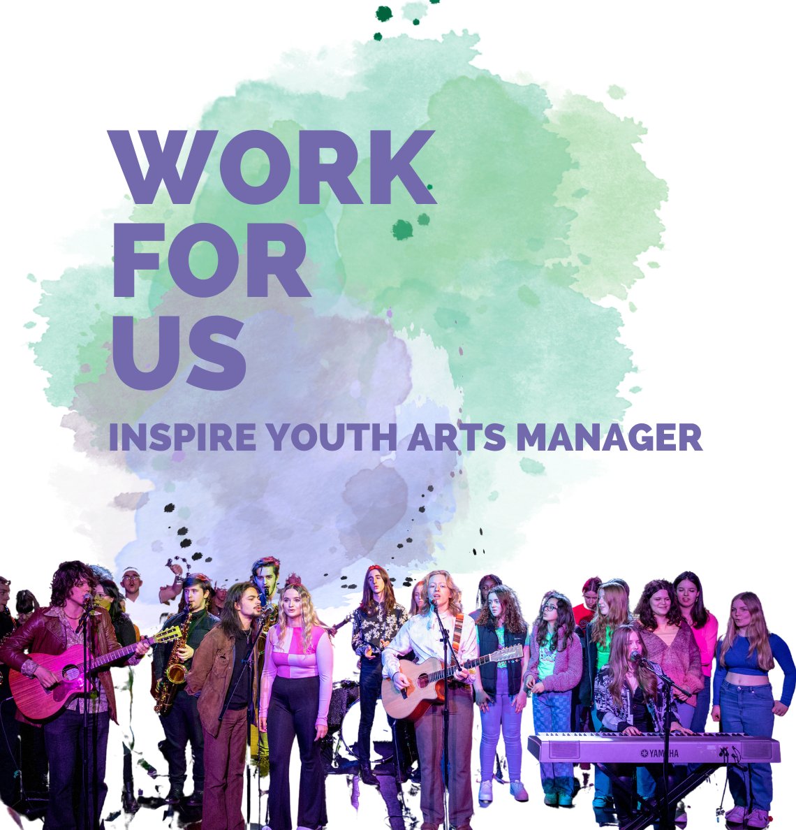 📢 We're hiring! 📢 We're looking for an Inspire Youth Arts Manager 🎸 We are seeking an experienced, skilled, creative, and enthusiastic professional with vision to lead and develop the service. 📆Closing date: 7 July, 12pm Find out more and apply: bit.ly/iyamanager