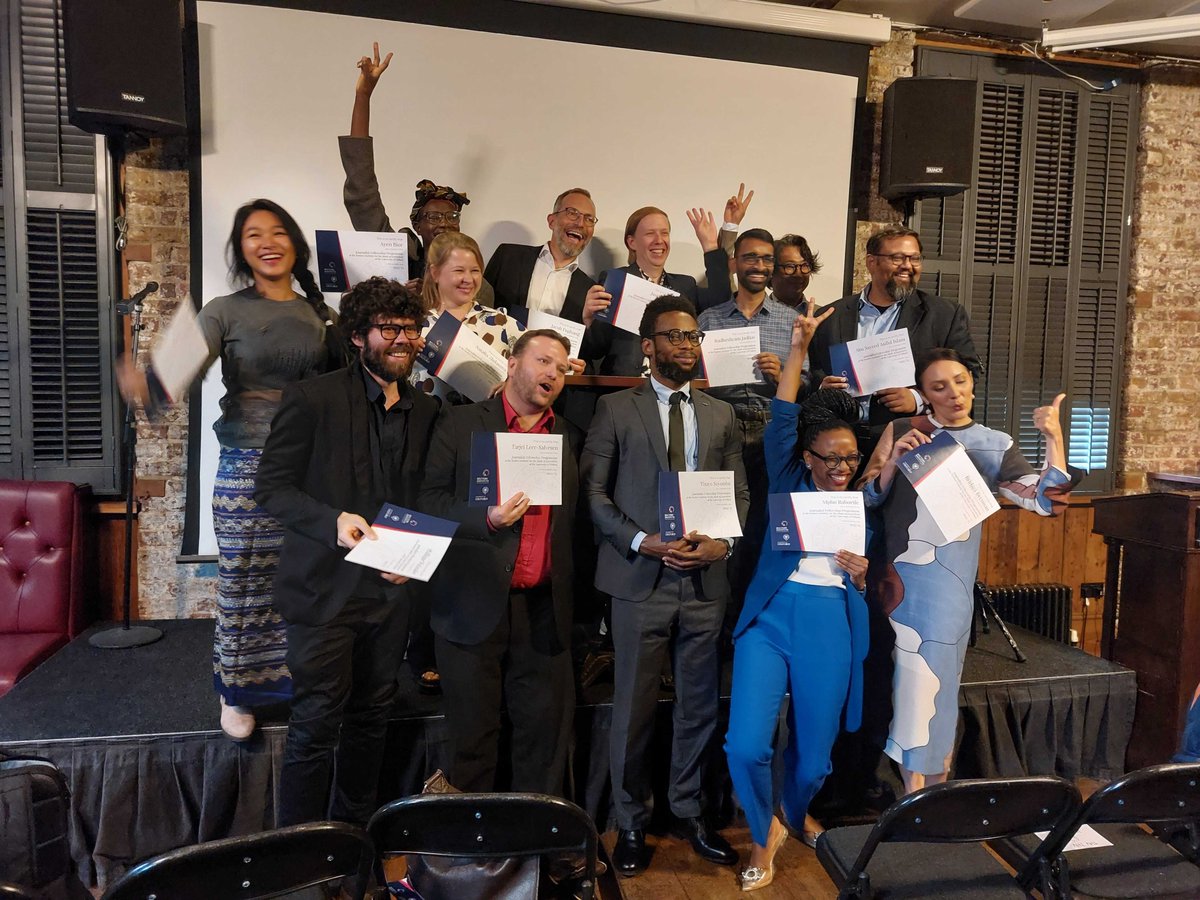 Our Summer Showcase has featured our Fellows 🇦🇺<a href="/bridgeyb/">Bridget Brennan</a> 🇯🇵 Hideki Mushiake 🇩🇰 <a href="/jacob_fuglsang/">Jacob Fuglsang</a> 🇿🇦 <a href="/MsRaborife/">Mpho Raborife</a> 🇲🇲 <a href="/thuttag/">Thu Thu Aung</a> 🇸🇸🇺🇸 Ayen Bior 🇧🇩 <a href="/ASAsifulIslam/">@AS_Asiful_Islam</a> 🇮🇳 <a href="/rjadHinduBL/">Radheshyam Jadhav, PhD</a> 🇳🇴 <a href="/tarjeils/">Tarjei Leer-Salvesen</a> 🇳🇬 <a href="/fisayosoyombo/">'Fisayo Soyombo</a> 🇧🇷 <a href="/phillctw/">Phillippe Watanabe</a> 🇫🇮<a href="/jlatvala/">Jussi Latvala</a> &amp; our 🇷🇺 Fellow

🧵Here's a summary of their talks