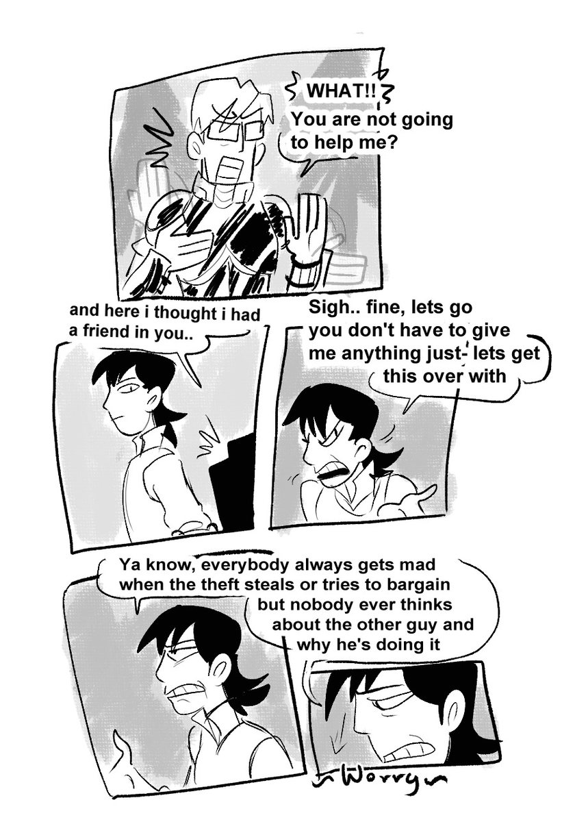 something that happened in our fantasy au
Sero plays the theft but maybe the theft doesn’t wanna play this role anymore??? ooooo QUESTIONS