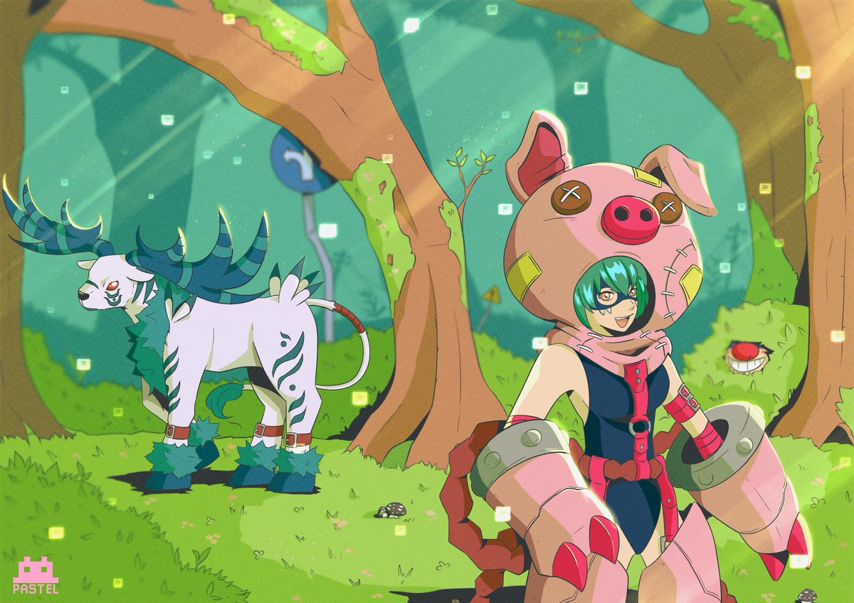 DMuchomon's tweet photo. Super regalazo de cumpleaños de parte de @Lupo_Dharkael, @MuseGay, @Kamusaru y @DeramonDigoYo, dibujado por el excelente @Pastelmon_art. 😍😍😍
Un adelanto de lo que está por venir en el libro que cerrará mi trilogía: #DigimonDawnKnights.
#Digimon #ChoHakkaimon #Moosemon https://t.co/UKA7RGCJMY