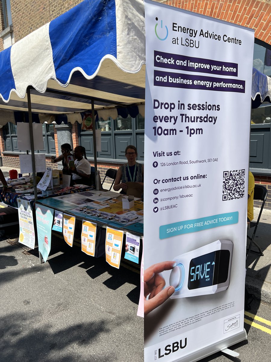 Energy Advice Centre at LSBU (EAC) (@lsbueac) on Twitter photo 🥶 Keeping cool w/ <a href="/BOSTSE1/">Bankside Open Spaces Trust</a> at their latest festival!
🔜 Stay tuned for more expert #energyadvice during the summer months☀️ 🥶 Keeping cool w/ <a href="/BOSTSE1/">Bankside Open Spaces Trust</a> at their latest festival!
🔜 Stay tuned for more expert #energyadvice during the summer months☀️