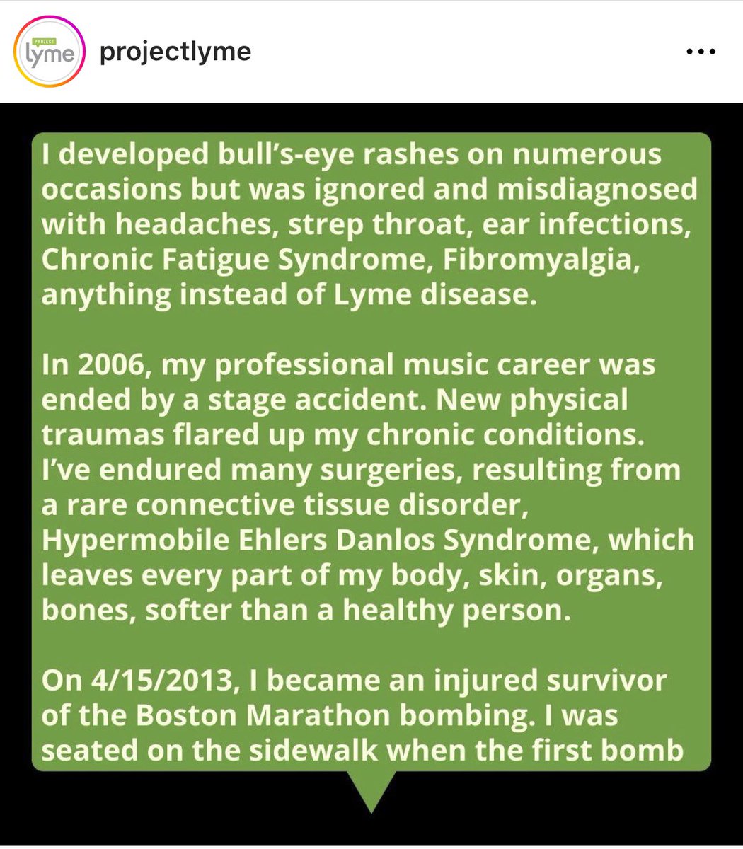 🙏🏼 Honored to share
my #LymeDisease story
@lymetimes #LymeWarrior. 👸🏻
I got #tickborneillness in #Lyme CT
but no antibiotics at major hospital! 👿
#LymeCrime #LymeLife

I live w/ #ChronicLyme 🙄
& create #LymeDiseaseAwareness!
#LymeLynn #LynnJulian 💚

lymedisease.org/chronic-lyme-b…