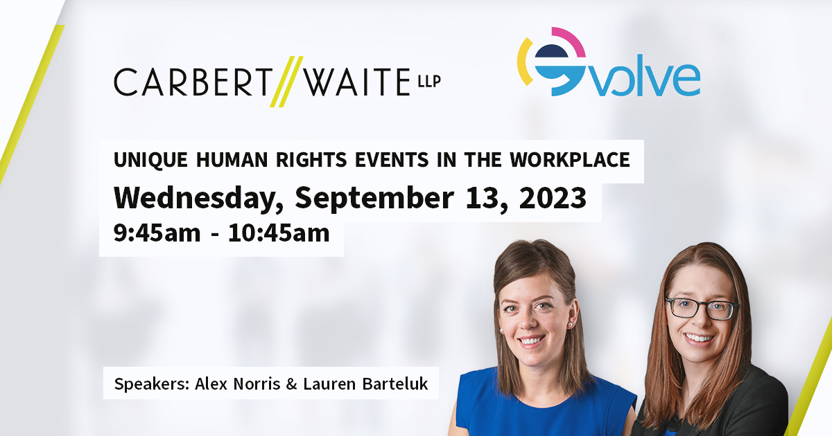 Carbert Waite LLP (@calgary_lawyers) on Twitter photo Carbert Waite LLP is proud to sponsor #Evolve23, a hybrid conference for HR Professionals happening on September 12-13, 2023, in Edmonton. Visit our blog for more info: carbertwaite.com/news-legal-com…
<a href="/CPHRab/">CPHR Alberta</a> #CPHRAlberta Carbert Waite LLP is proud to sponsor #Evolve23, a hybrid conference for HR Professionals happening on September 12-13, 2023, in Edmonton. Visit our blog for more info: carbertwaite.com/news-legal-com…
<a href="/CPHRab/">CPHR Alberta</a> #CPHRAlberta