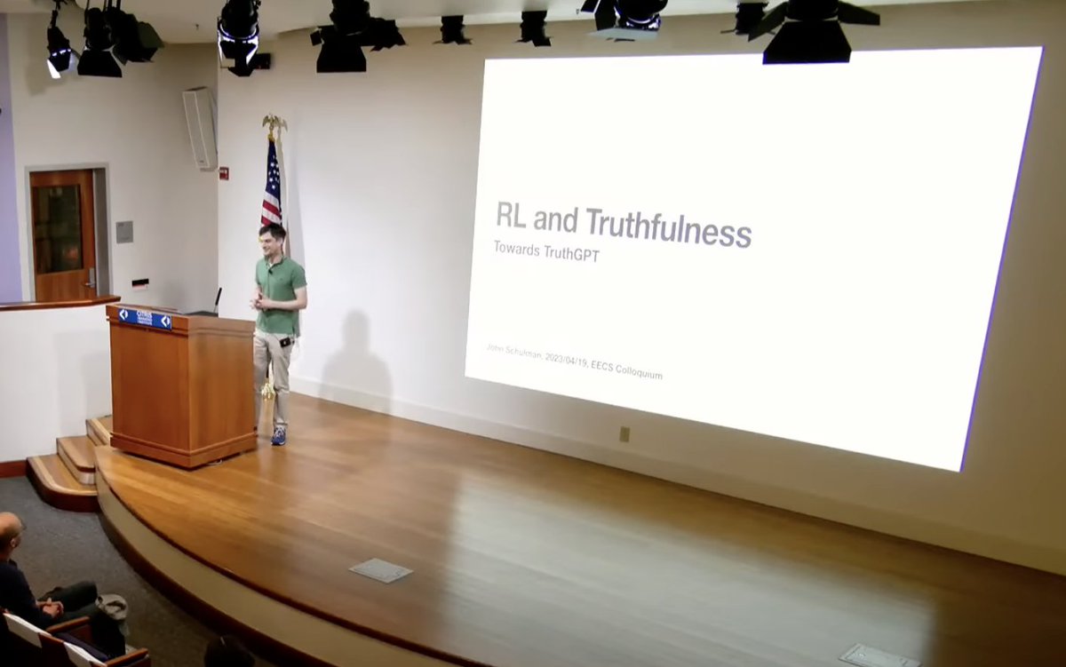 afjonasson's tweet photo. John Schulman's (OpenAI) presentation on RLHF has some great information about pitfalls when labeling Supervised Fine-tuning (SFT) answers for Large Language Models (LLMs).

Here are some nuggets from the presentation.
1/🧵 https://t.co/mD6R3BjrX0