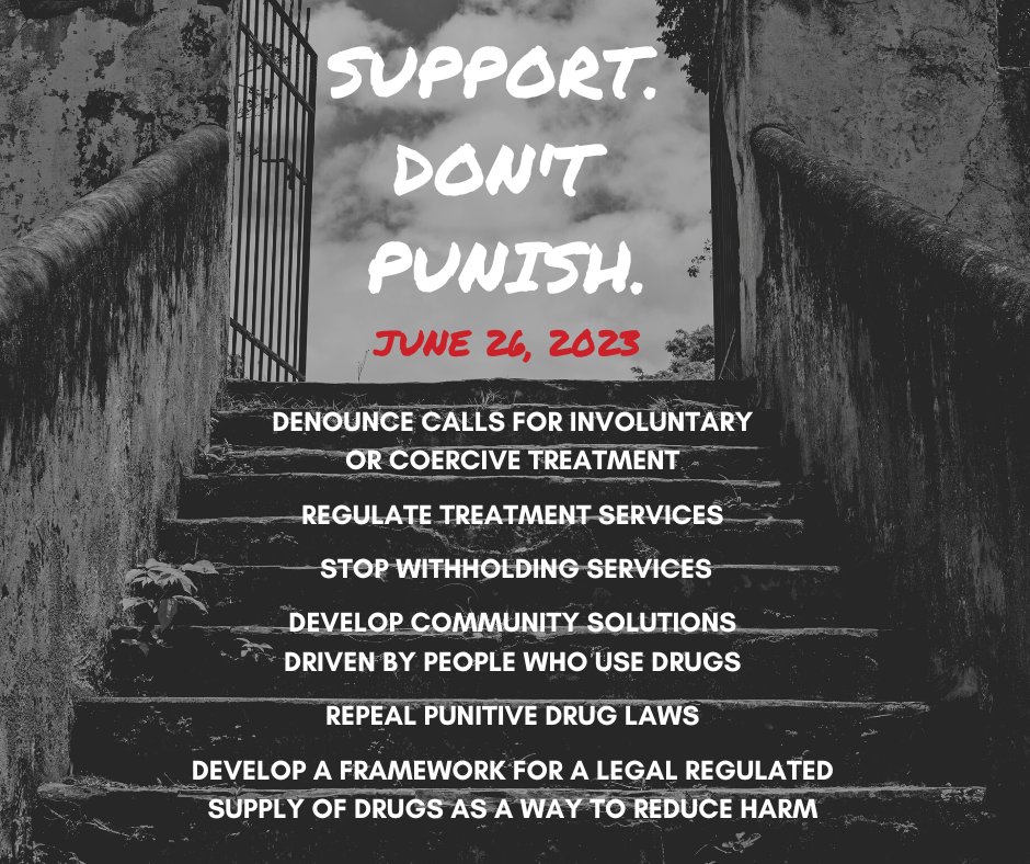 In partnership with other human rights and drug policy organizations, we have developed an open letter advocating for sensible #DrugPolicy reform, #HarmReduction, and an end to the ineffective measures of the failed #WarOnDrugs. #SupportDontPunish 

Read: drugpolicy.ca/wp-content/upl…