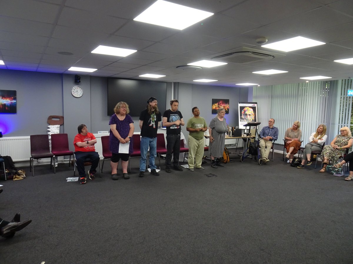 Last Wednesday we were performing for @NHSBristol  at Engineers House.   Our actors were using theatre to highlight the importance of making reasonable adjustments.

#acting #training #reasonableadjustments #NHS