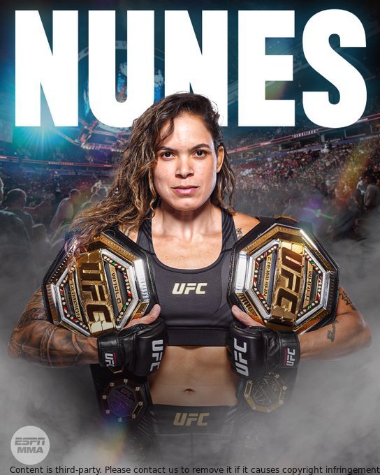 Amanda Nunes remains the champion of UFC Women's Bantamweight division, with no changes seen in the recent #UFC289 event. #Women'sboxing https://t.co/czLMs4p23V