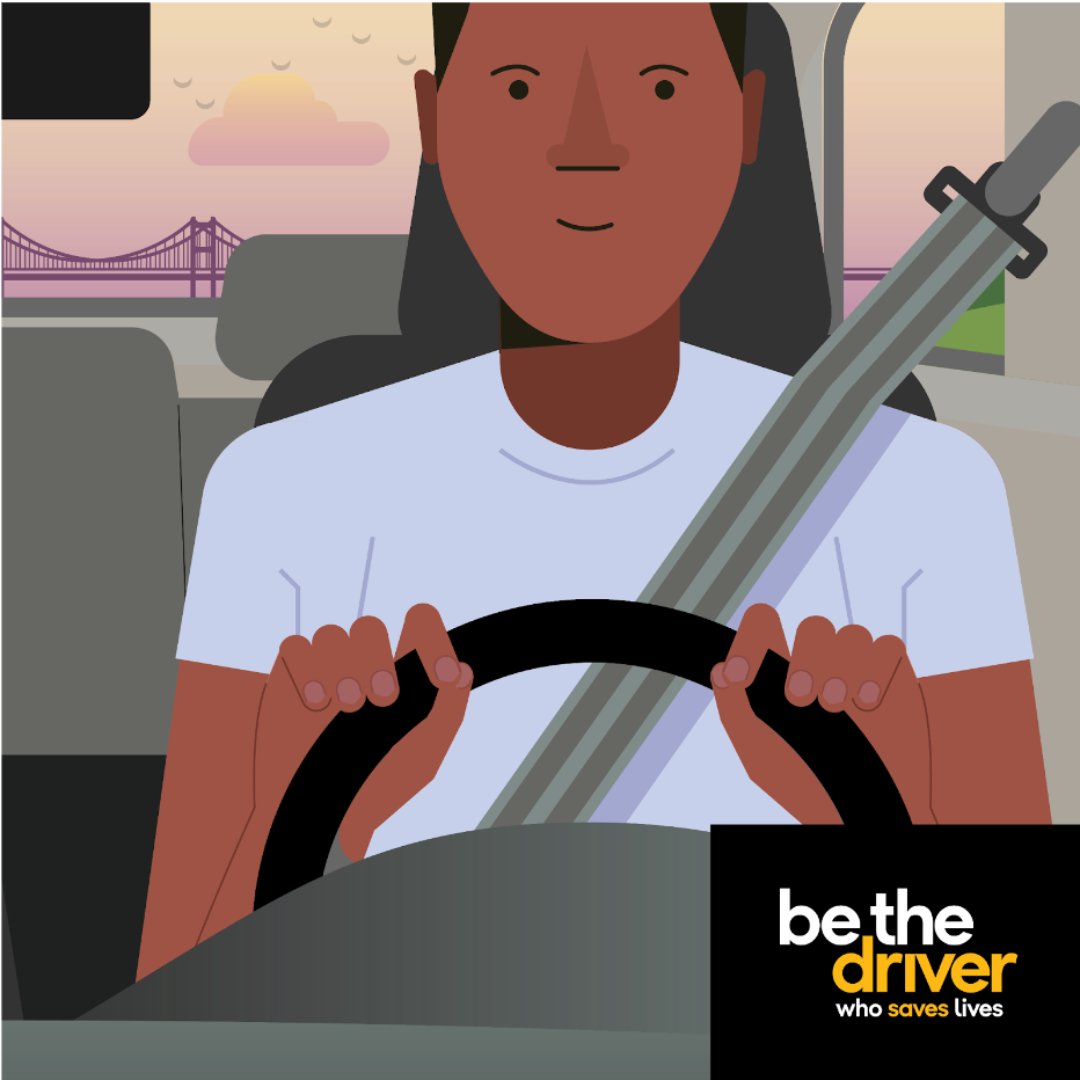 Buckling your seatbelt is as easy as 1, 2, 3. It literally takes three seconds. #BeTheDriver #SeatBeltSafety #BuckleUp