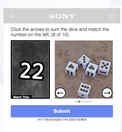 ImAdamJH's tweet photo. @AskPlayStation Seriously, who came up with this captcha, it's a nightmare. Solve 10 puzzles or identify sounds... who has time for this. https://t.co/i8q5AbAM2o