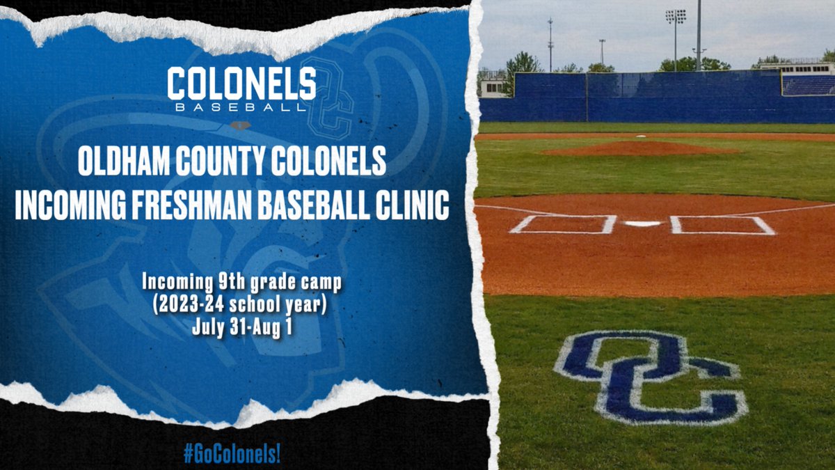 The sign up link below is for the Colonels Baseball teams Clinic for incoming Freshman players (Class of 2027).

https://t.co/FpDQwQ5NWI https://t.co/HR0Ax1wabk