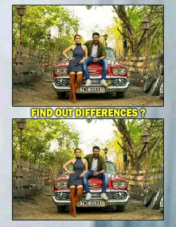If can spot the differences from these two pictures, you are a genius.