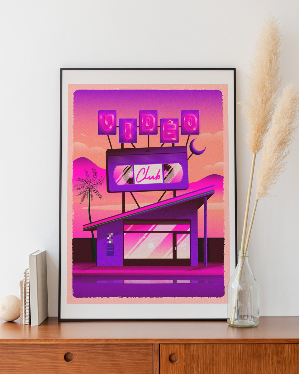 Check out new work on my @Behance profile: 'Vidéo Club' be.net/gallery/170932…
.
#illustration #summervibes #sunsets #vaporwave #vaporwaveart  #80style #retro  #californiavibes  #vhs  #retrodesign #illustragram #illustrationart #adobe #Adobeillustrator #adobedrawing