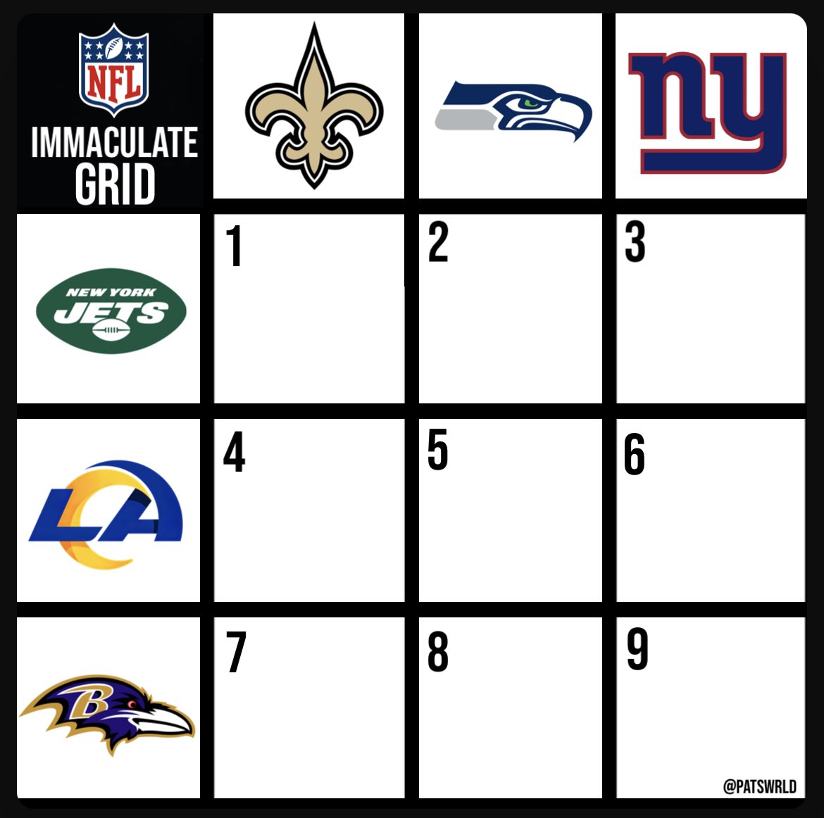 Immaculate Grid NFL Trivia And Crossover Grid [Updated, 42 OFF