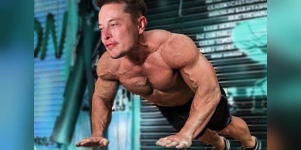 I will look like this before the fight, I hope.