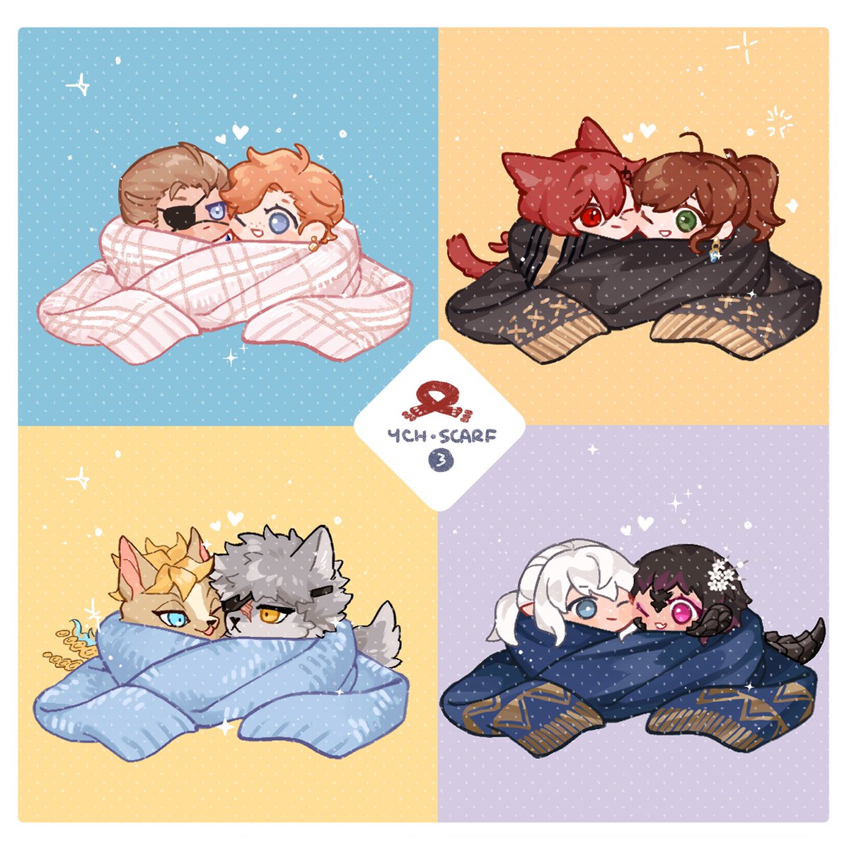 Old YCH slots are done!✨💖 Thank you so much for your interest☺️🙏 #YukstoneCommission
