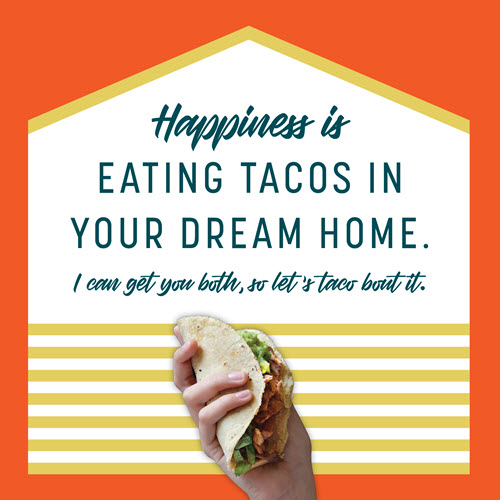 Tacos = Happiness and they taste better in your home! Call or text me for help with your next home! (619) 980-4863 #elitehomessd #sdrealtor #sdrealestate #SDRealEstateAgent #socalrealestate #socalrealtor #socalrealestateagent #localrealtor #buyandsellagent #sdhomes #socalhomes