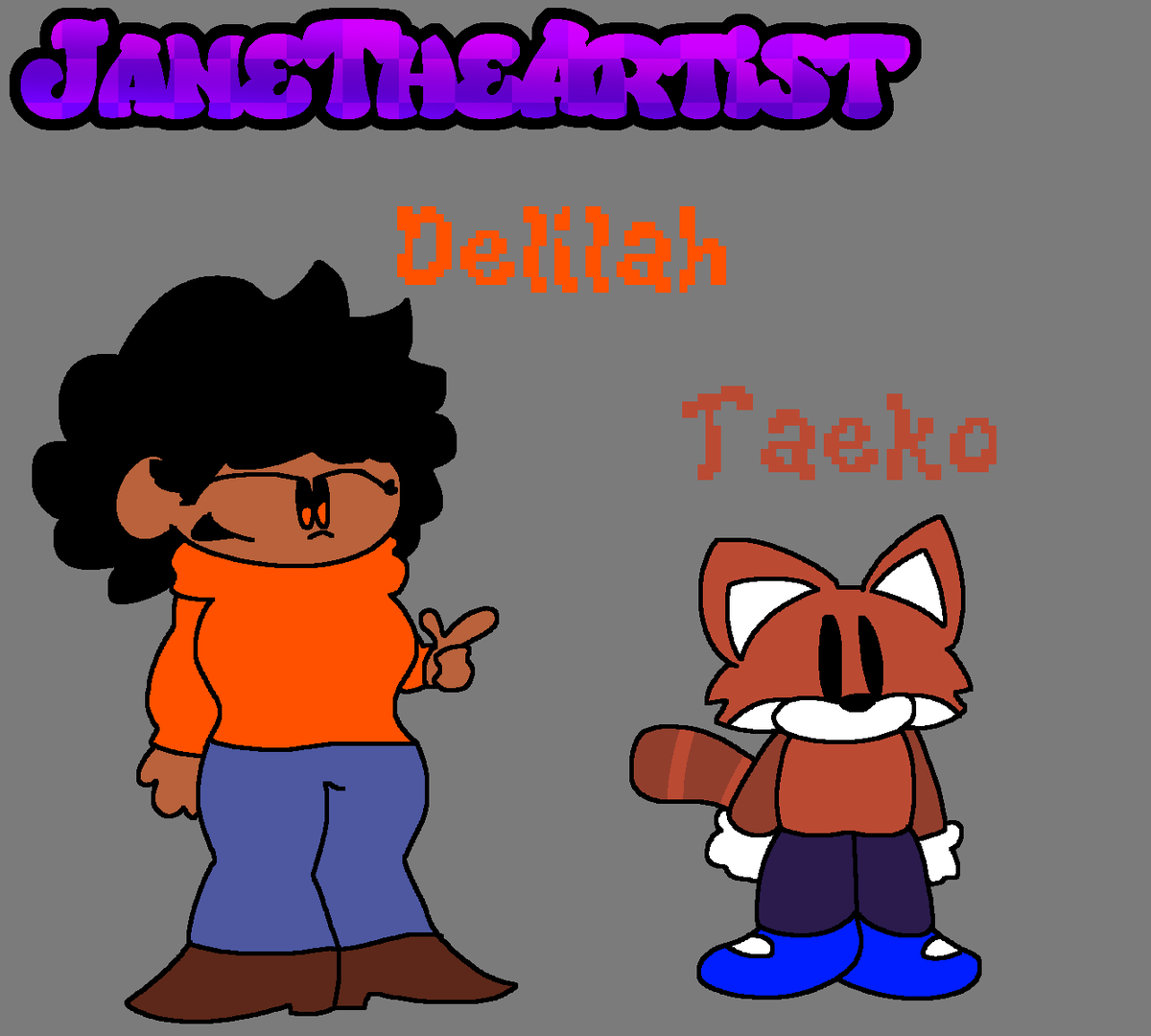 Showing off these two I made yesterday. Taeko is getting redone later though lol
#digitalart #oc #ocart #ocartwork #tanukioc