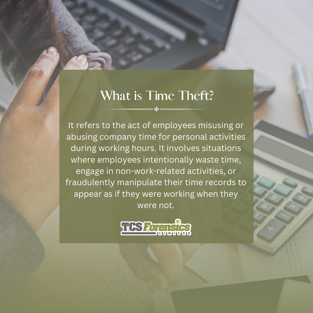 Time theft can silently drain productivity and hinder business success. But fear not! #Digitalforensics has the power to reveal the truth and protect your company's valuable resources.

#timetheft #employeemisconduct #evidence #WorkplaceEfficiency #Accountability #productivity