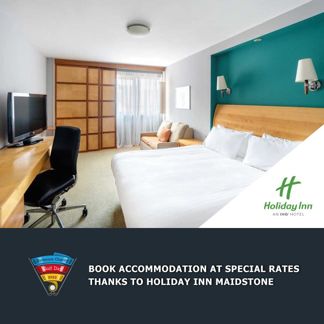 📢 Calling all golf day guests... The Holiday Inn Maidstone, is offering us special rates on Friday 21 July 👇 £102 B&B for a twin room £97 B&B for a double room with single occupancy 📕 To book, email reservations@himaidstone.com and quote SYNECORE GOLF DAY.