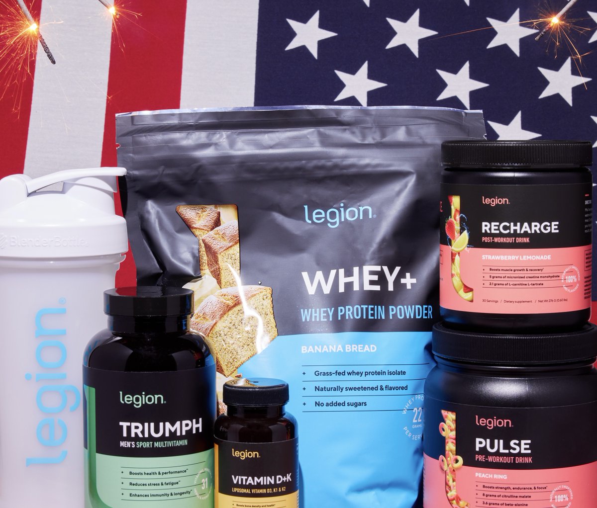 JULY 4th SALE ALERT🇺🇸⬇️

Buy one supplement – get another 50% off! OUR BEST DEAL YET! 

PLUS - all orders over $99 will get a free $20 Legion gift card! 

Stack up and SAVE BIG: bit.ly/3NNUGyU