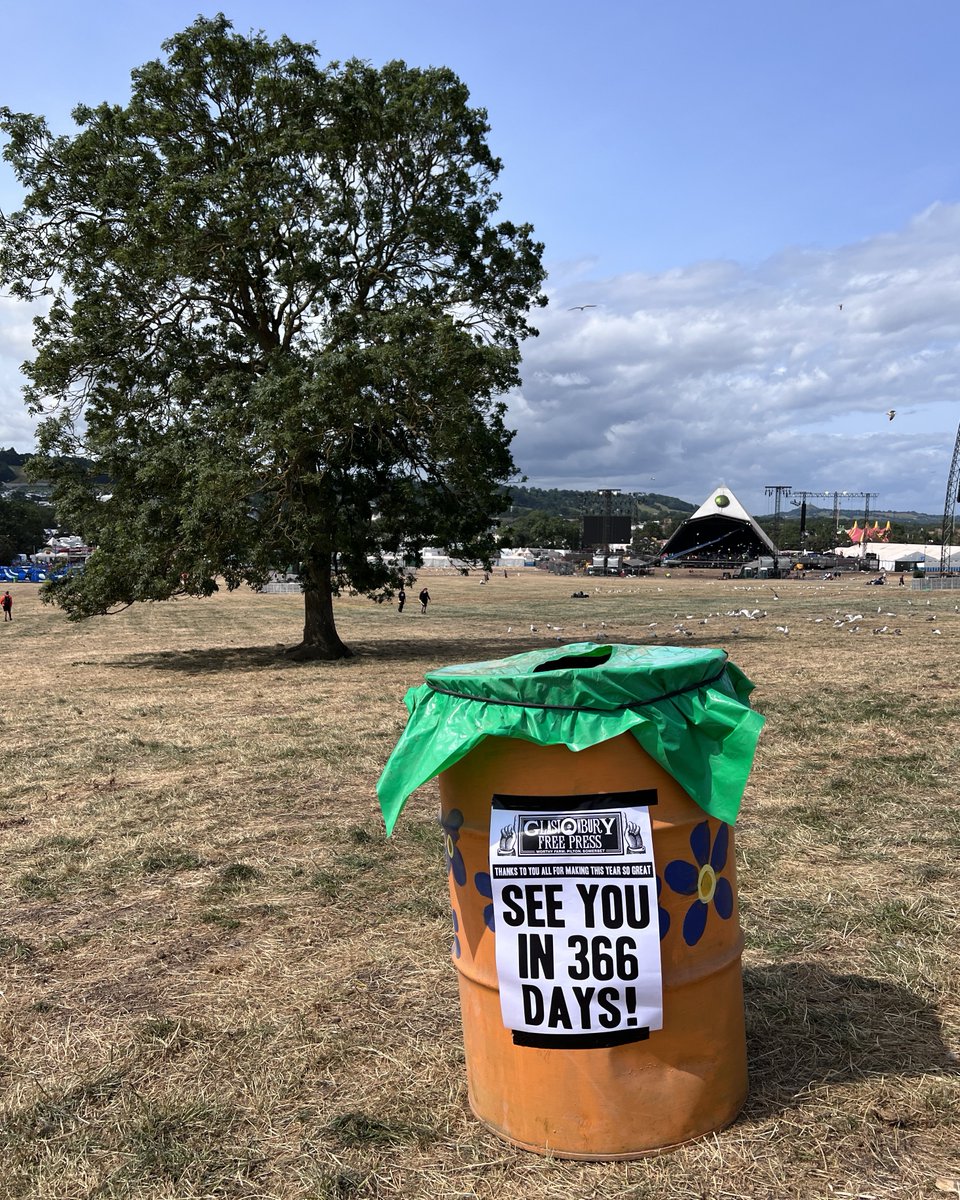 Huge thanks to everyone who helped to make Glastonbury 2023 such a memorable one. Roll on next year!