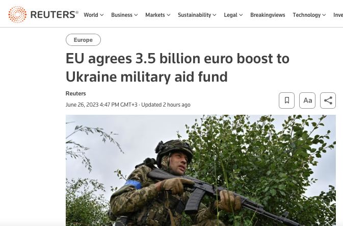 Hungary blocks military aid to Ukraine again - Reuters