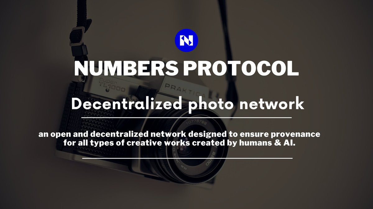 Iviscron's tweet image. $NUM of @numbersprotocol 
AI is only as good as the data it learns from. That&apos;s why Numbers Protocol builds a reliable data network that empowers AI to evolve with the most authentic data available. 
#ReliableData #AuthenticAI